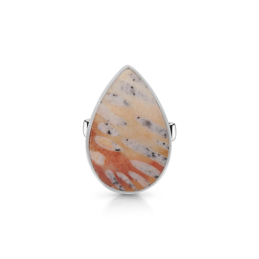 Deerfawn Jasper Adjustable Ring-(DFJ-R-14)