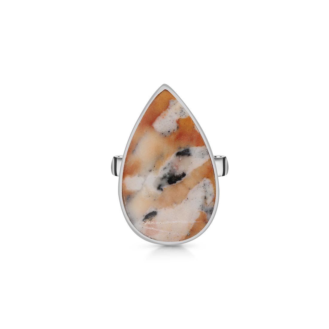 Deerfawn Jasper Adjustable Ring-(DFJ-R-4)