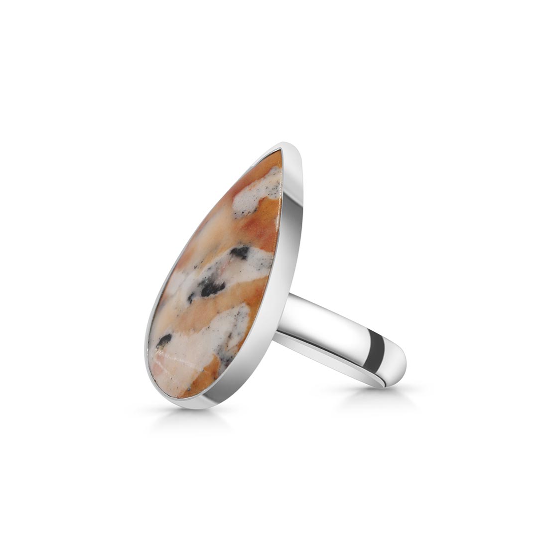 Deerfawn Jasper Adjustable Ring-(DFJ-R-4)