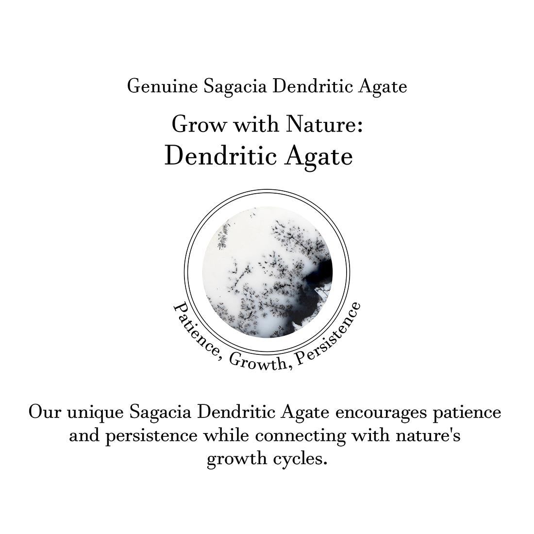 Dendritic Agate Adjustable Ring-(DDA-R-29.)