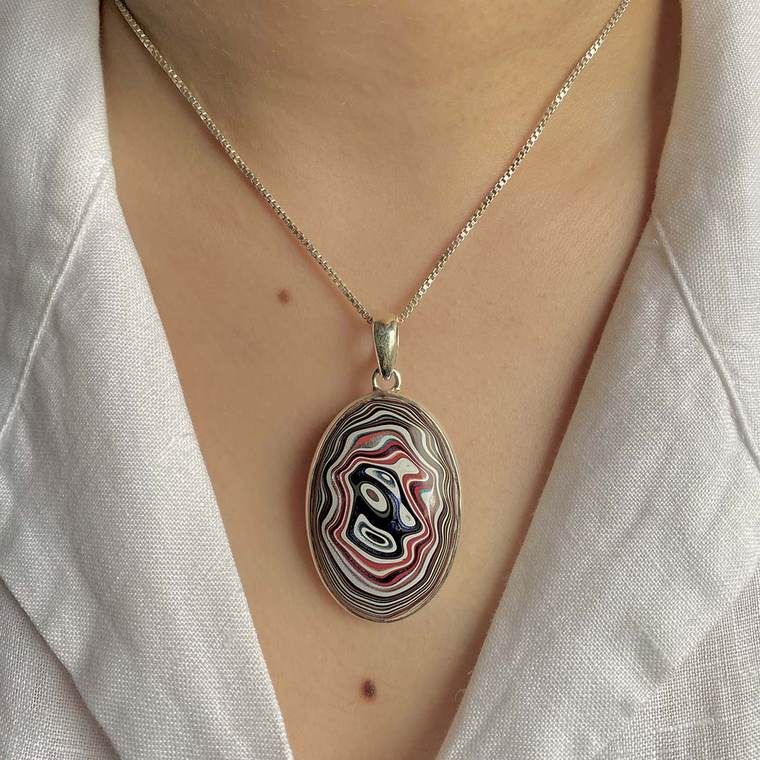 Fordite Pendant-(FRD-P-11.)