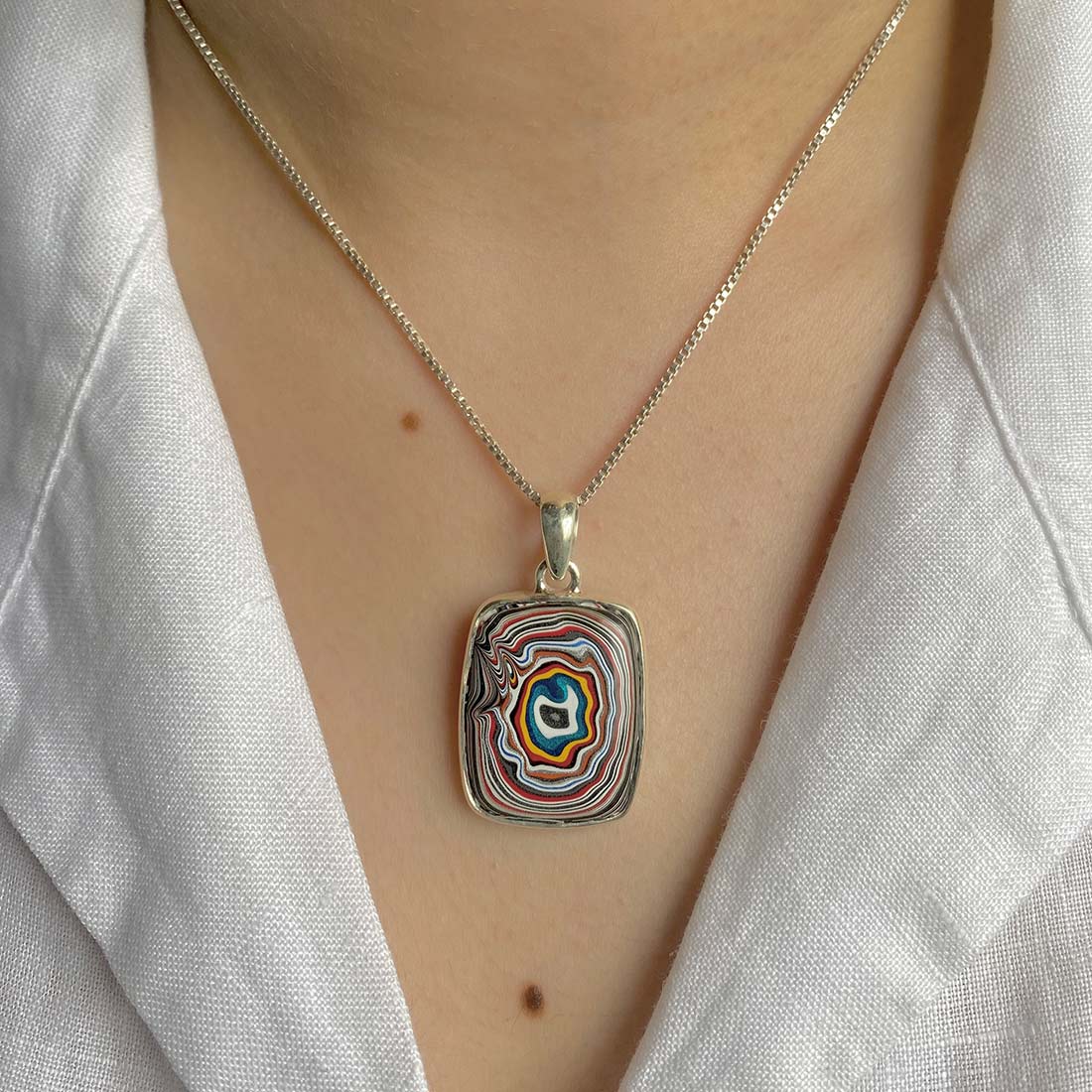 Fordite Pendant-(FRD-P-13.)