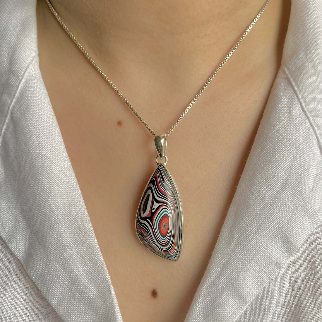 Fordite Pendant-(FRD-P-15.)