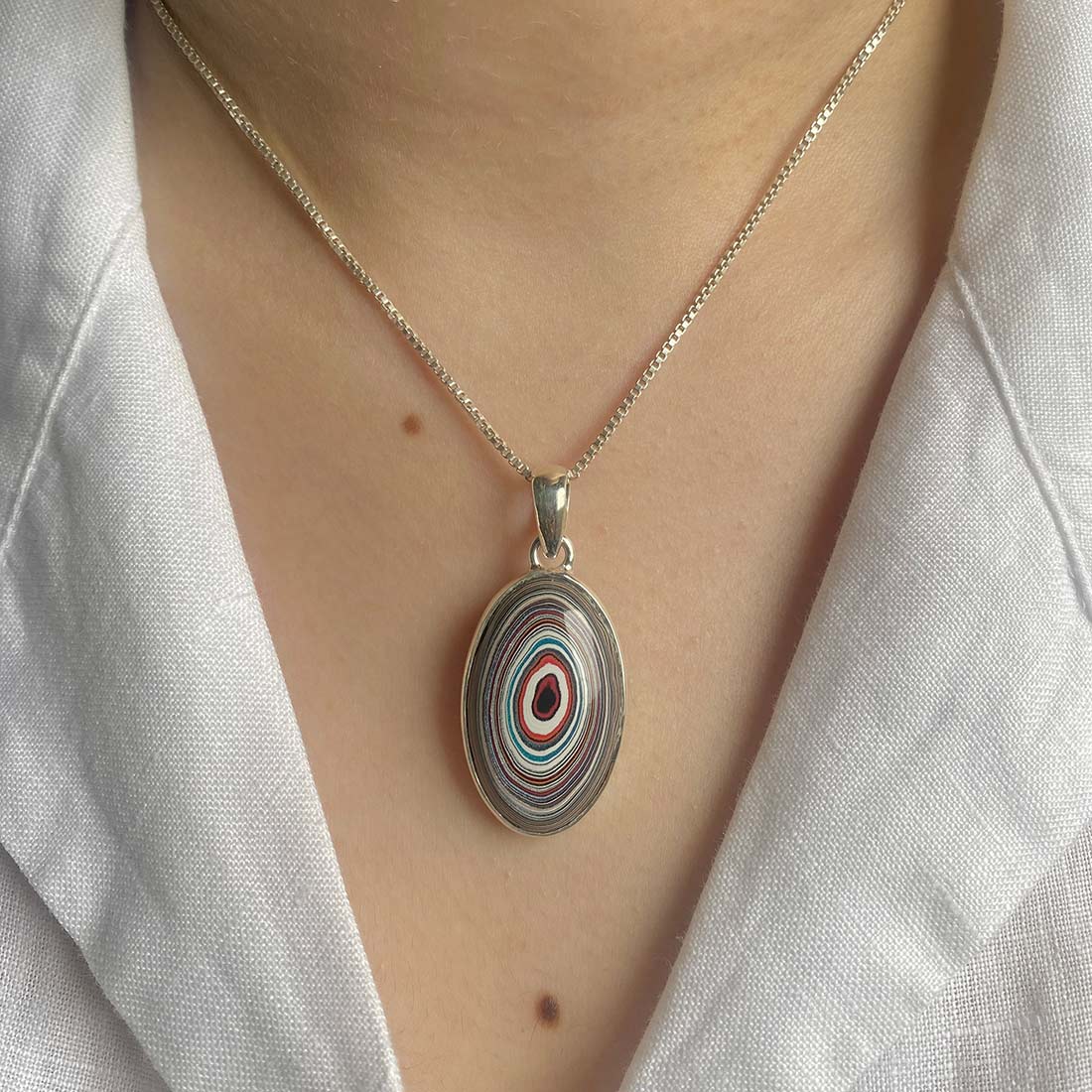 Fordite Pendant-(FRD-P-16.)