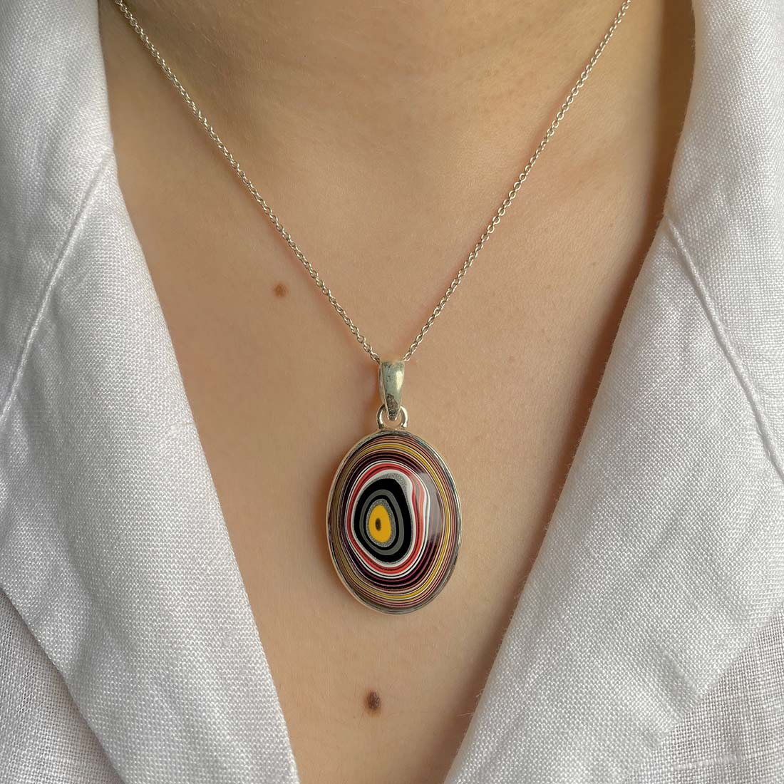 Fordite Pendant-(FRD-P-17.)