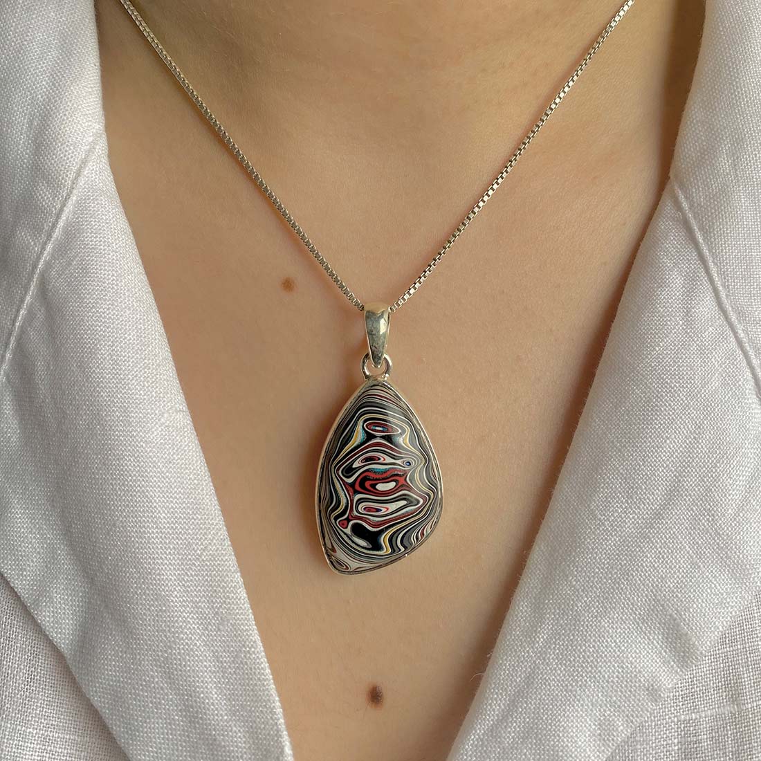 Fordite Pendant-(FRD-P-2.)