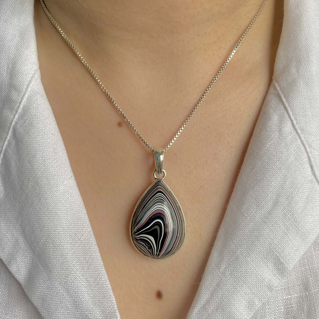 Fordite Pendant-(FRD-P-22.)