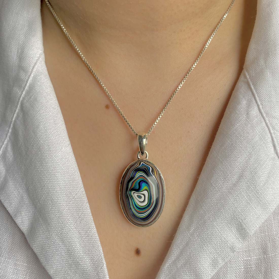 Fordite Pendant-(FRD-P-23.)