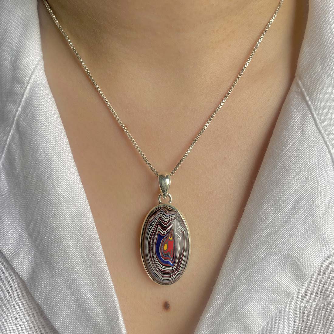 Fordite Pendant-(FRD-P-24.)