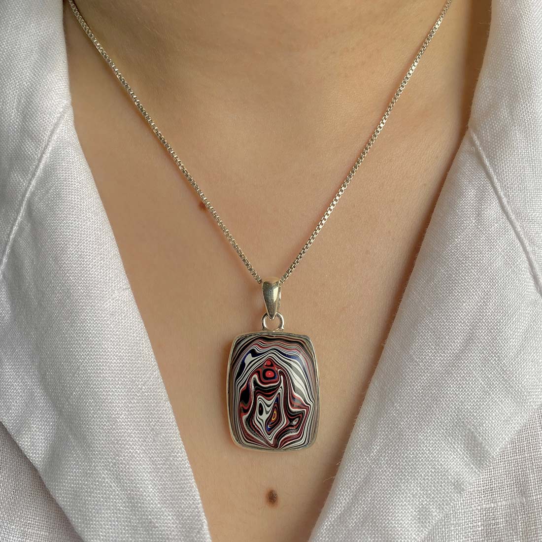 Fordite Pendant-(FRD-P-25.)