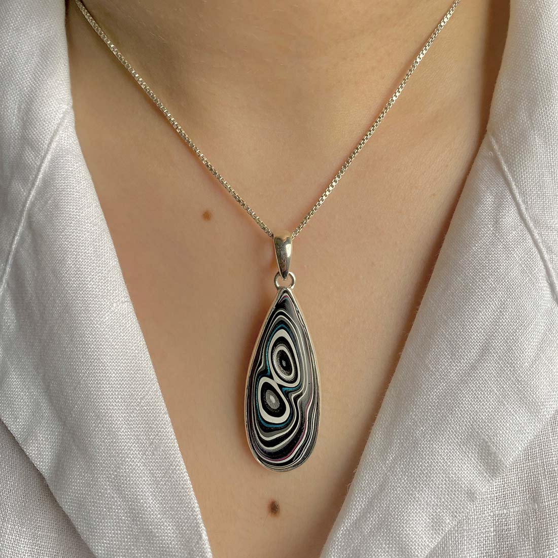 Fordite Pendant-(FRD-P-26.)