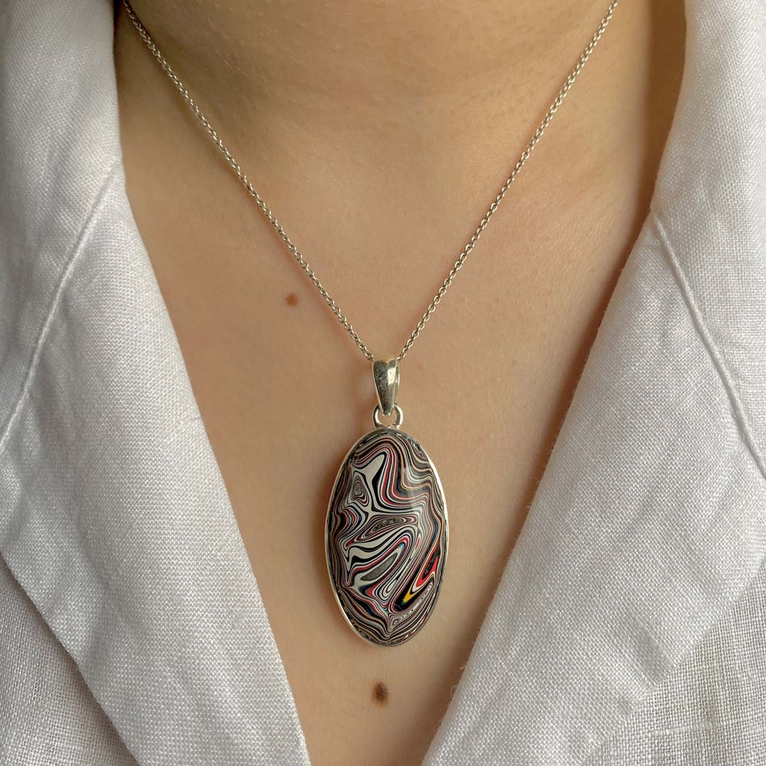 Fordite Pendant-(FRD-P-6.)