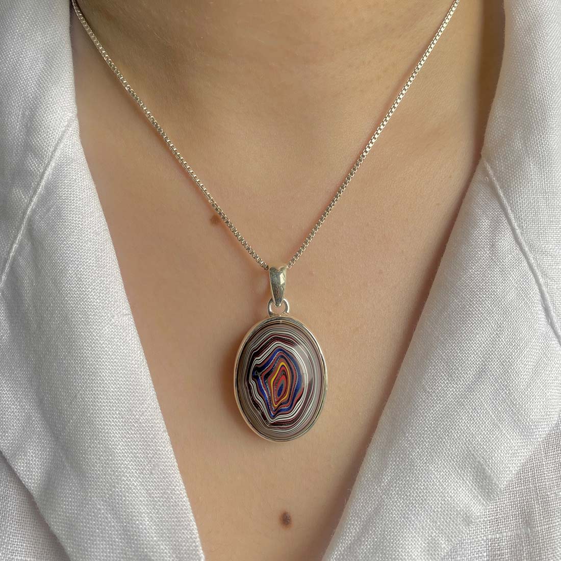 Fordite Pendant-(FRD-P-9.)