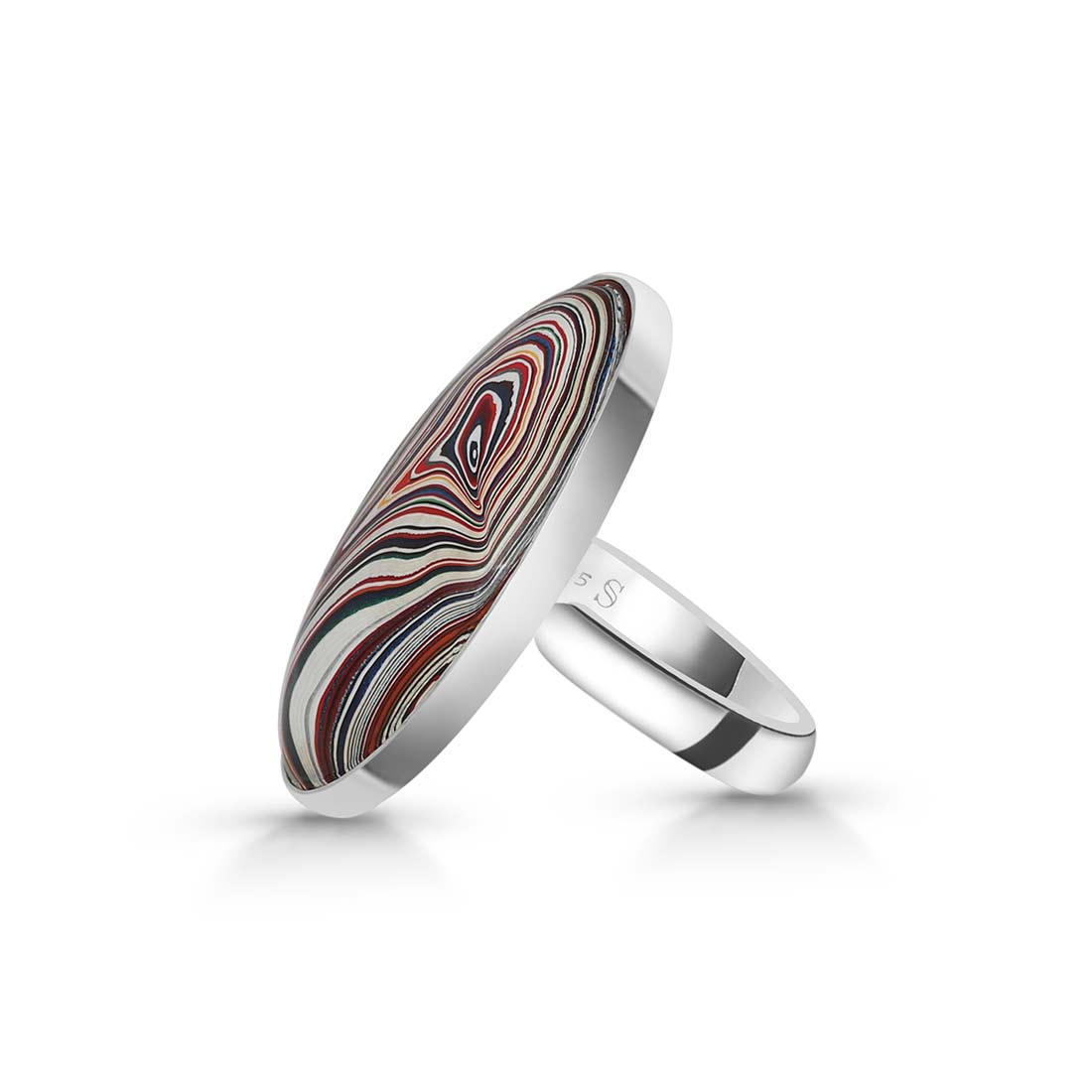 Fordite Adjustable Ring-(FRD-R-11)