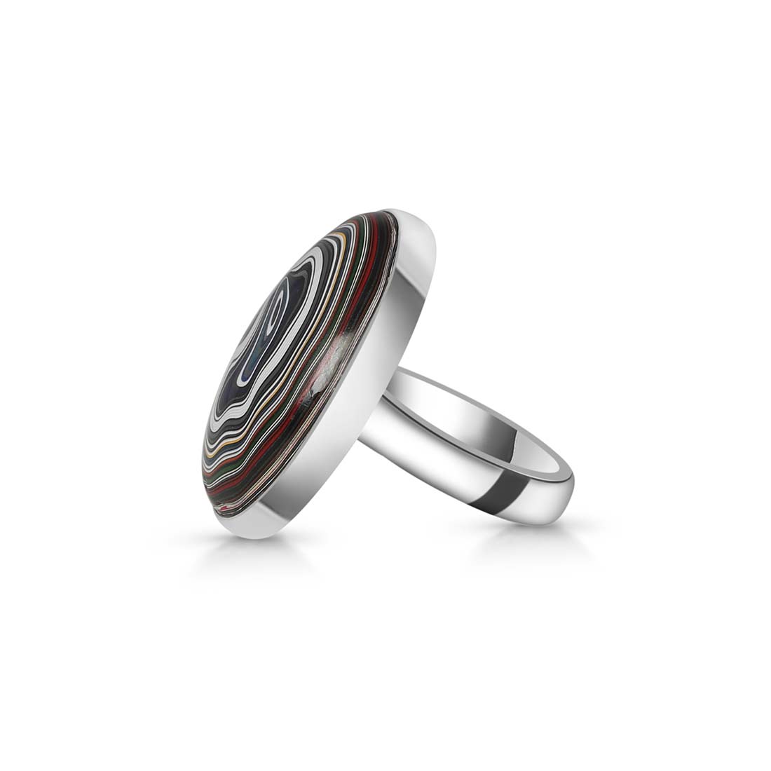 Fordite Adjustable Ring-(FRD-R-16)