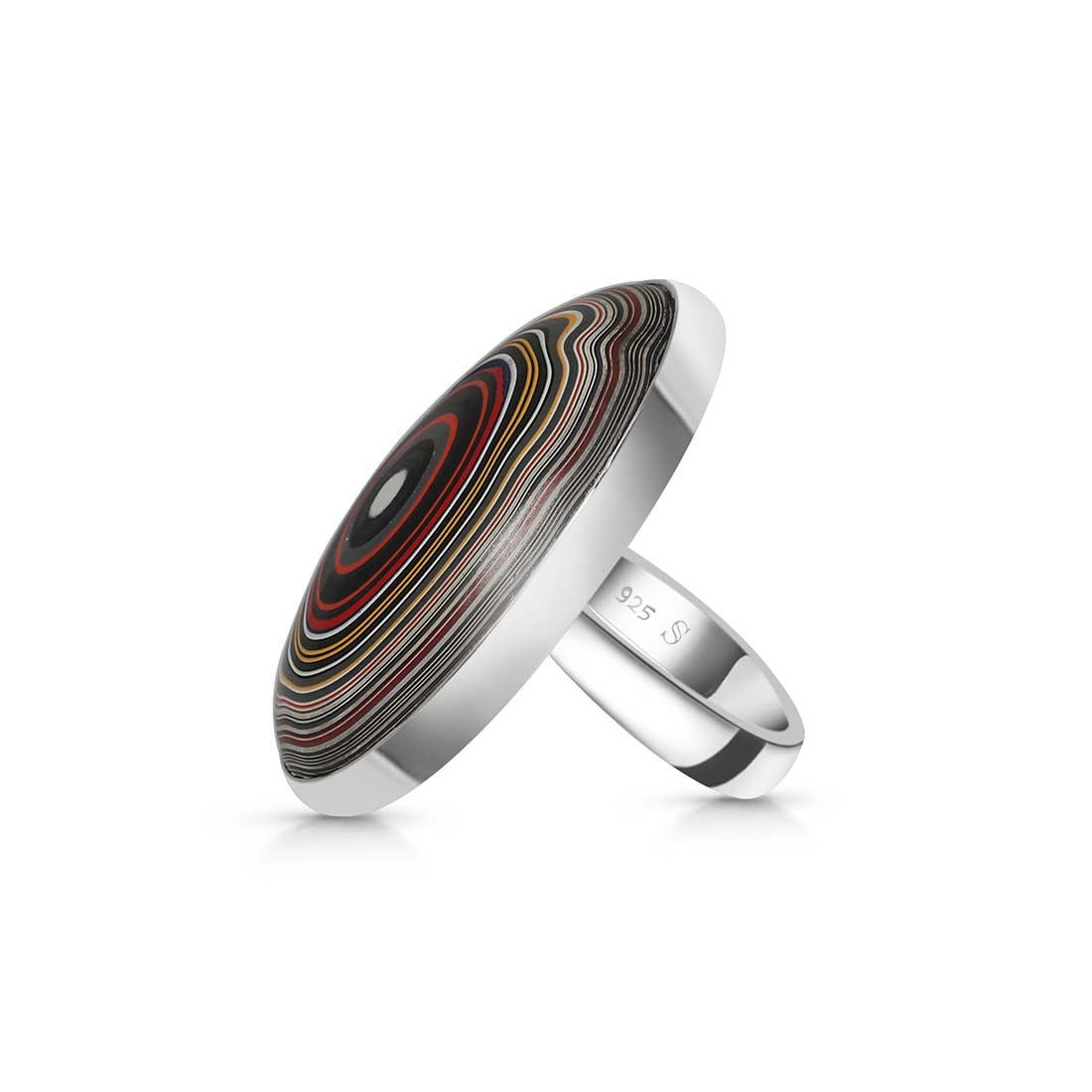 Fordite Adjustable Ring-(FRD-R-17)