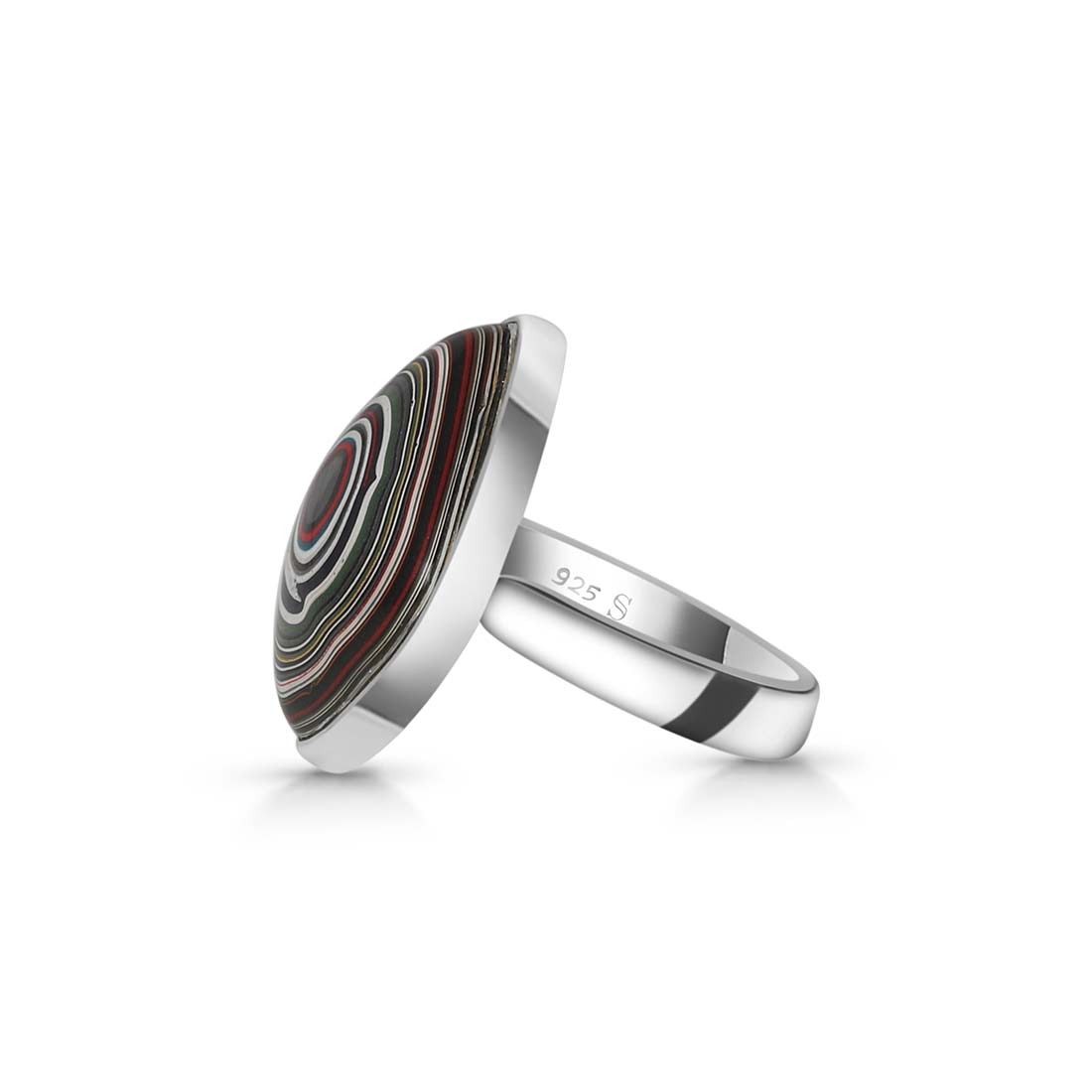 Fordite Adjustable Ring-(FRD-R-18)