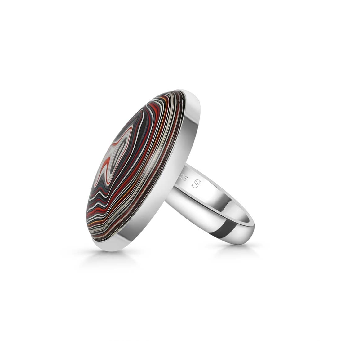 Fordite Adjustable Ring-(FRD-R-30)