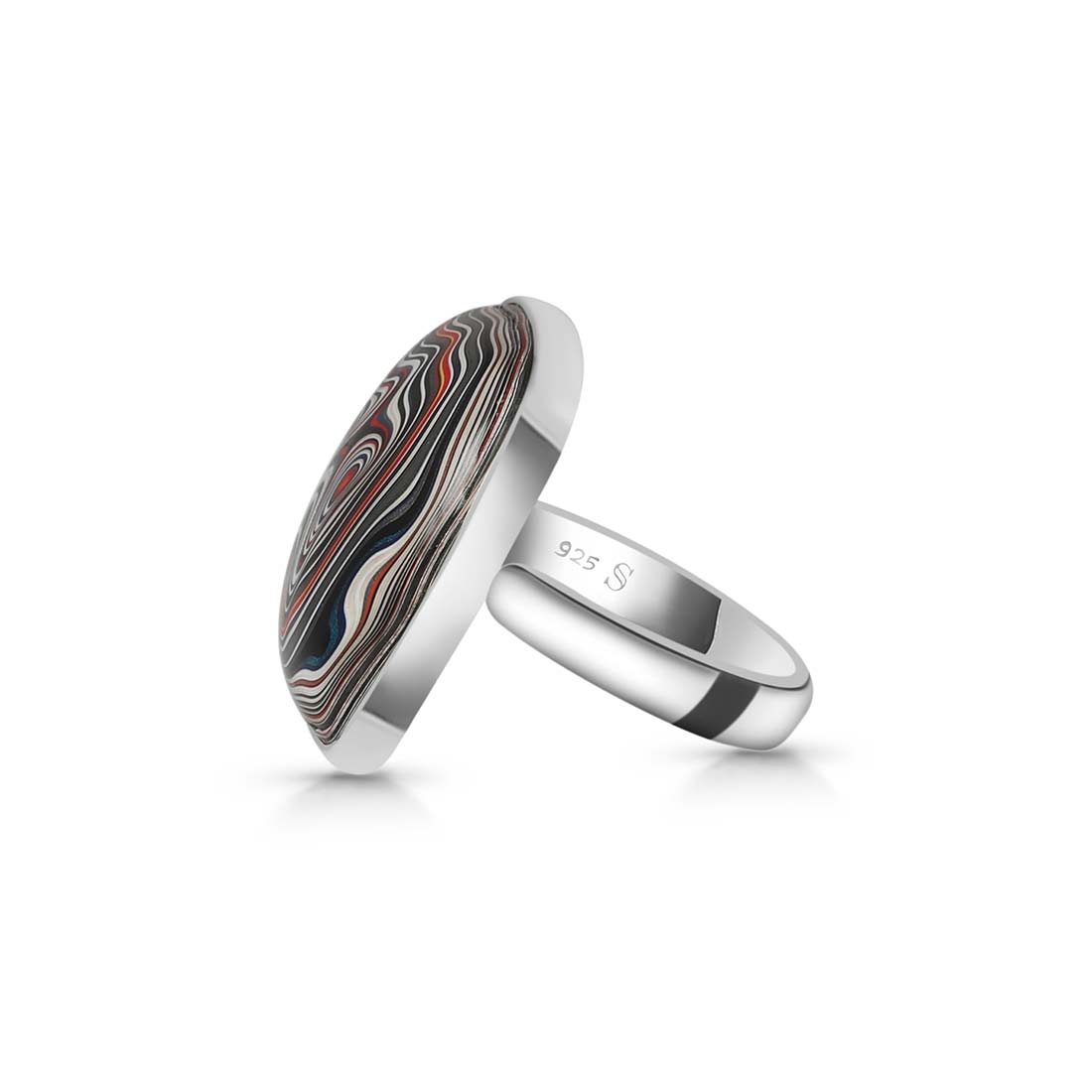 Fordite Adjustable Ring-(FRD-R-32)