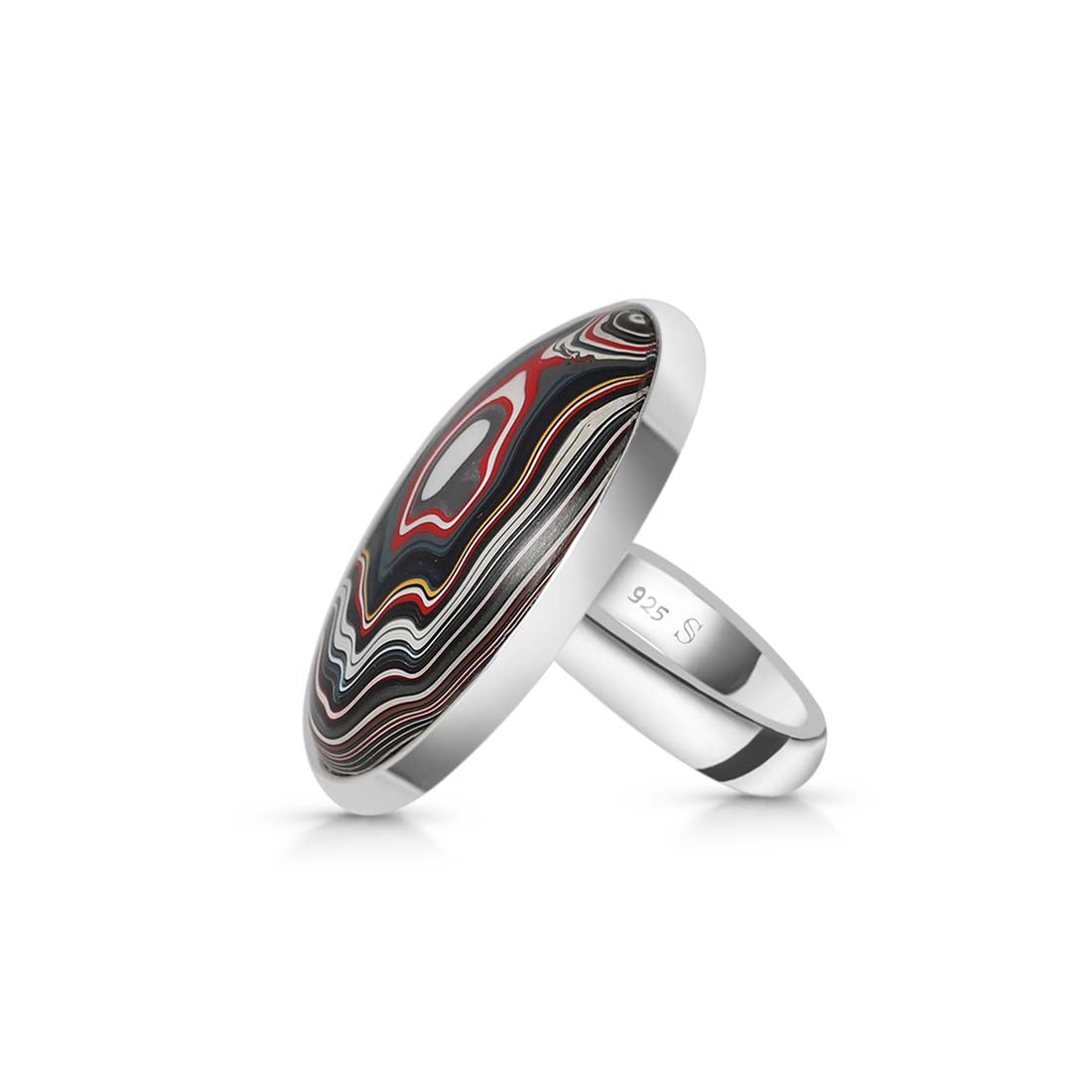 Fordite Adjustable Ring-(FRD-R-34)