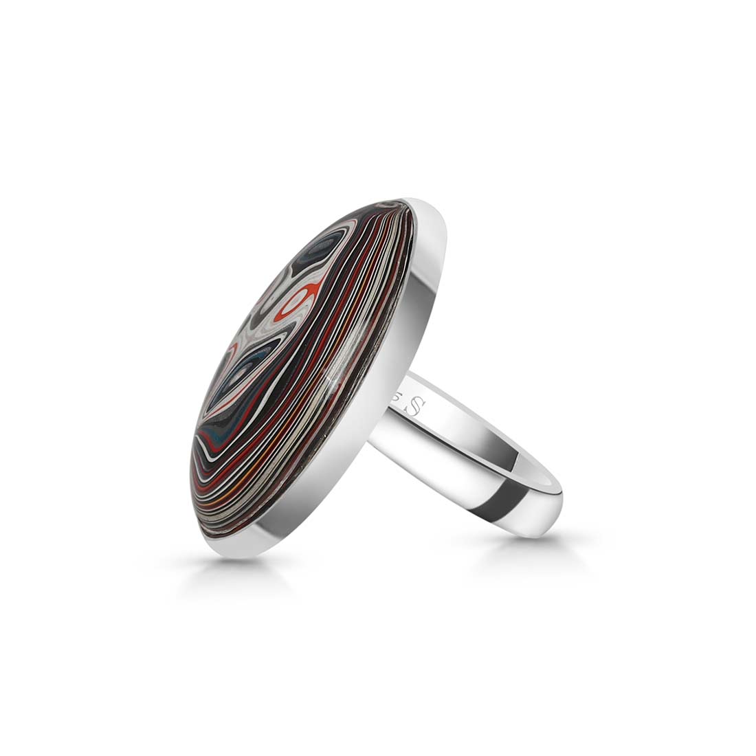 Fordite Adjustable Ring-(FRD-R-6)