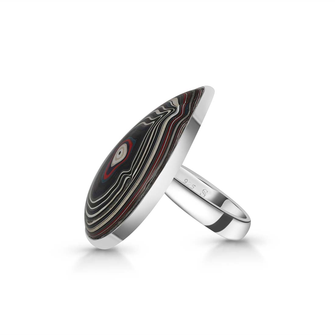 Fordite Adjustable Ring-(FRD-R-8)