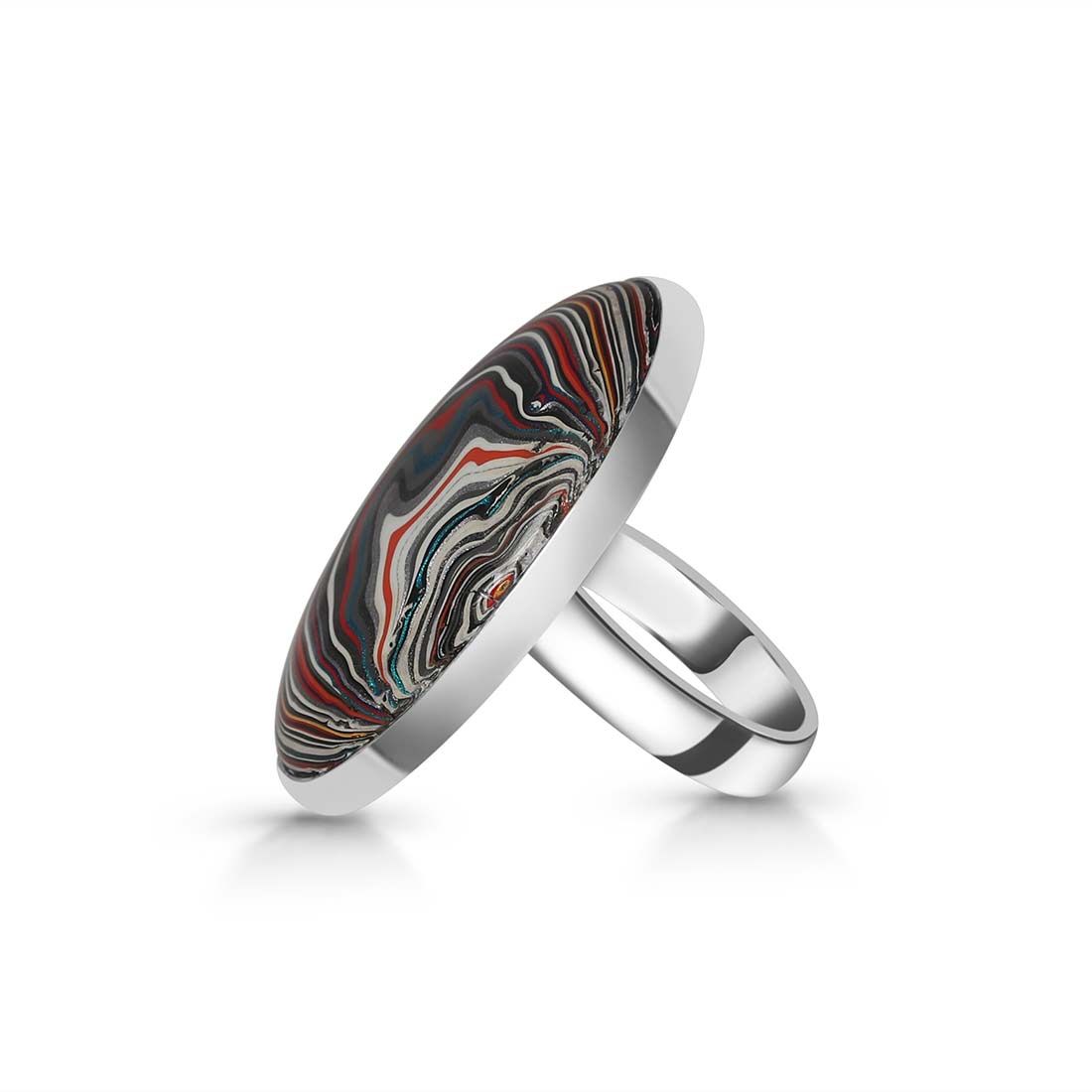 Fordite Adjustable Ring-(FRD-R-9)