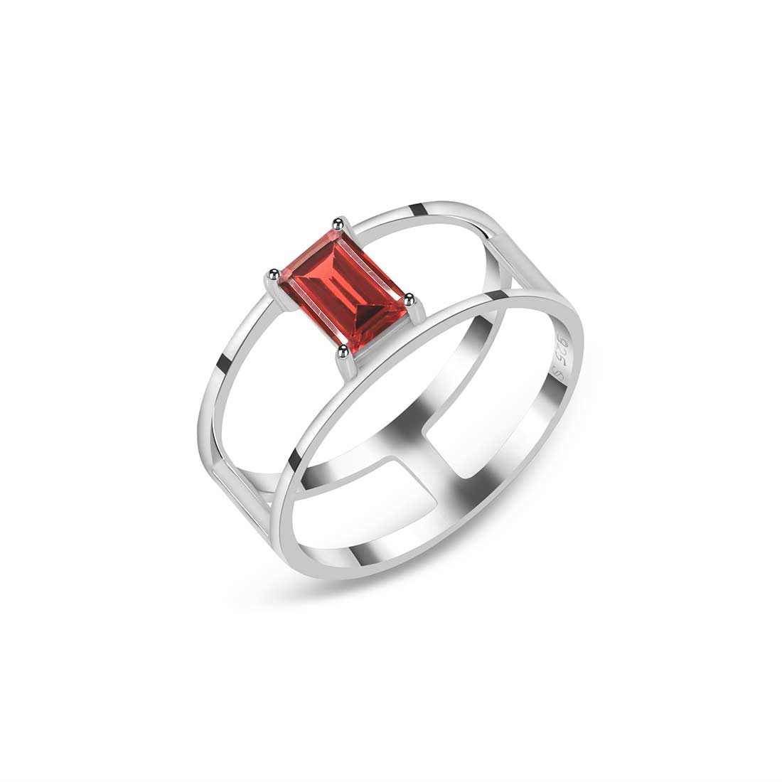 Garnet Ring-(GAR-SR-1690.)