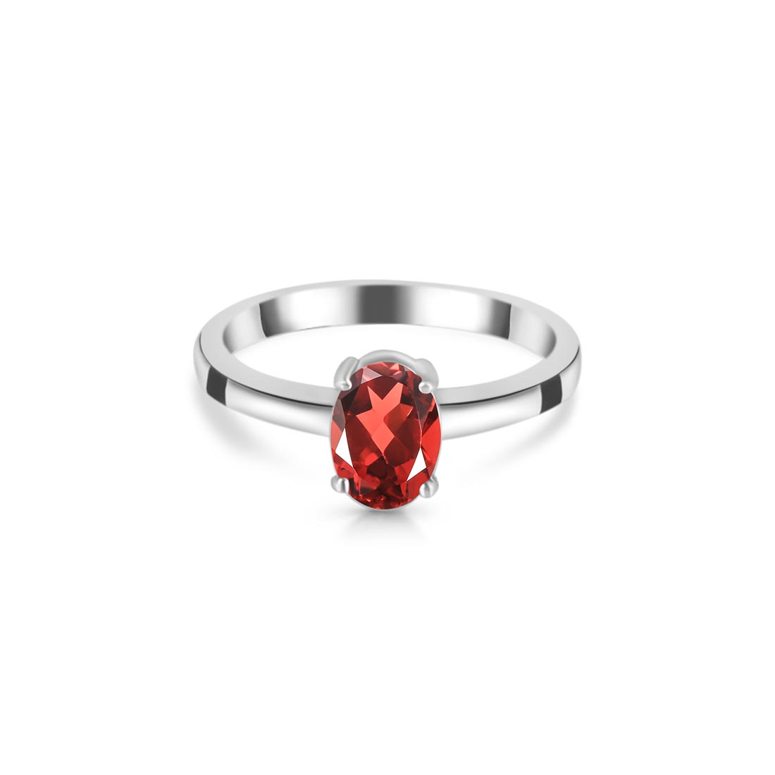 Garnet Ring-(GAR-SR-242.)