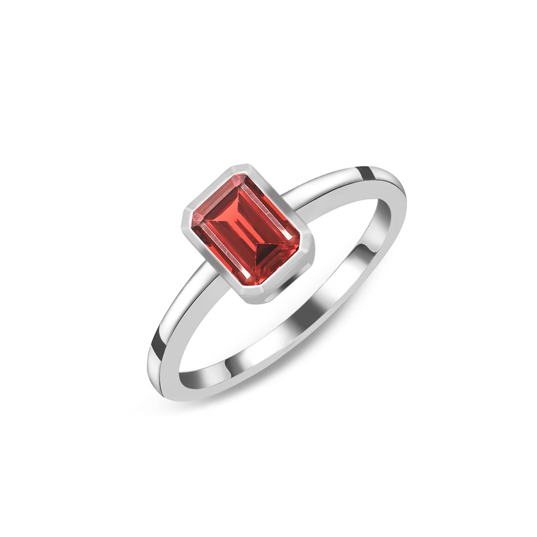 Garnet Ring-(GAR-SR-2765.)