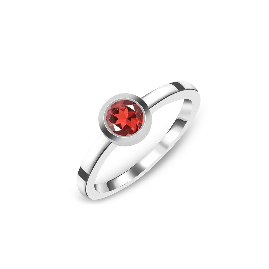 Garnet Ring-(GAR-SR-3229.)