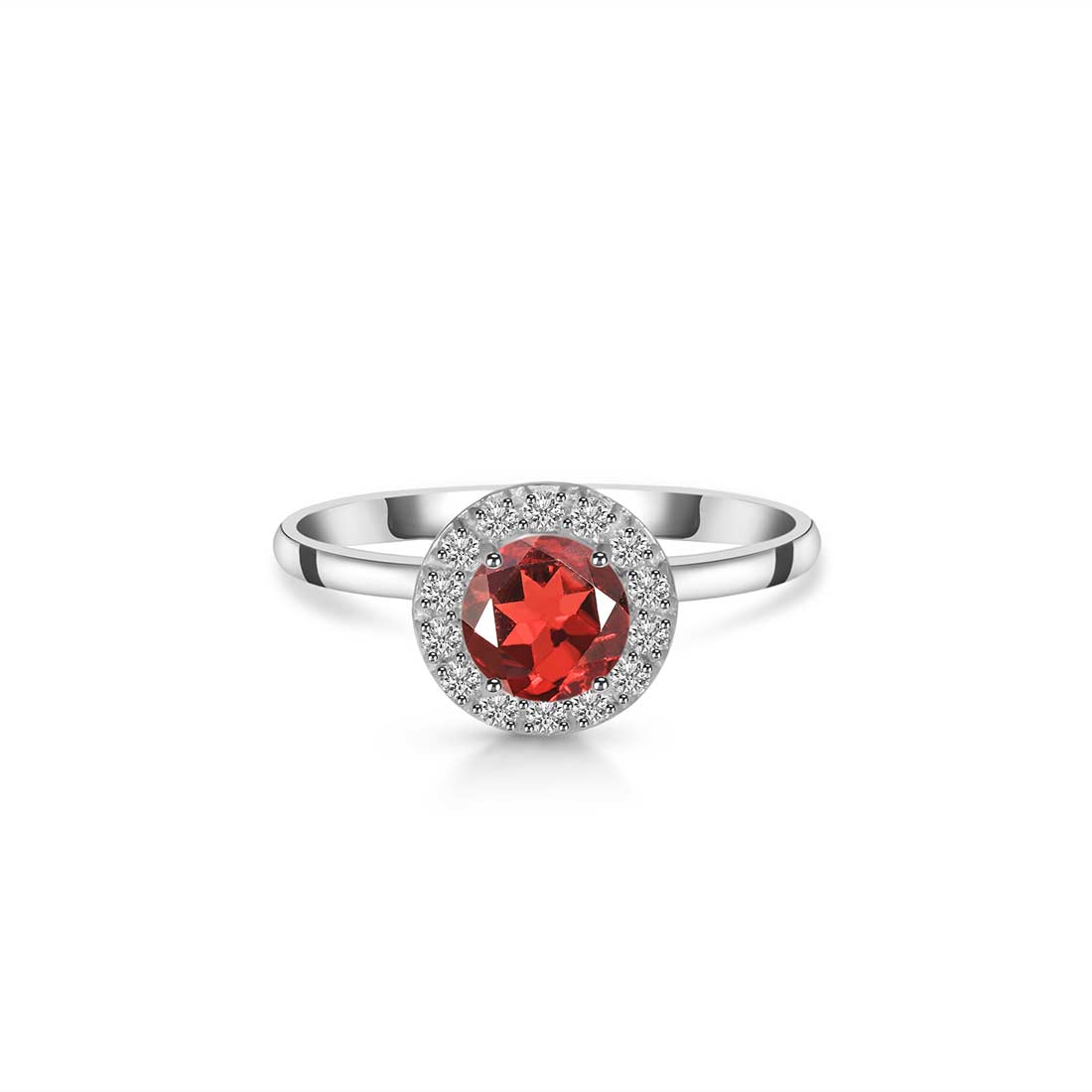 Garnet Ring-(GAR-SR-1768.)