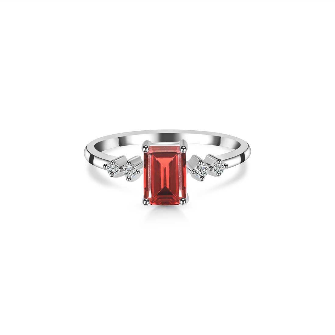 Garnet Ring-(GAR-SR-2187.)