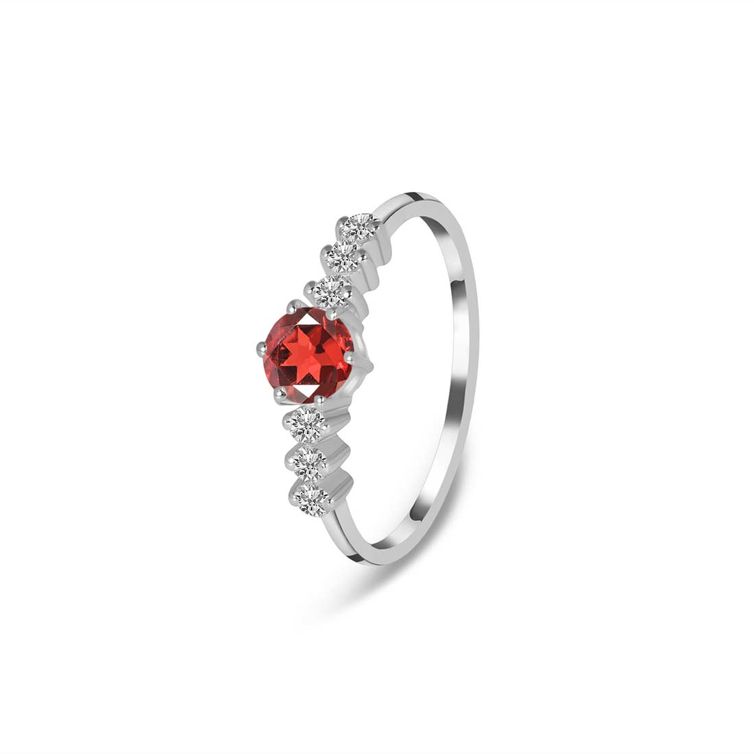 Garnet Ring-(GAR-SR-2259.)