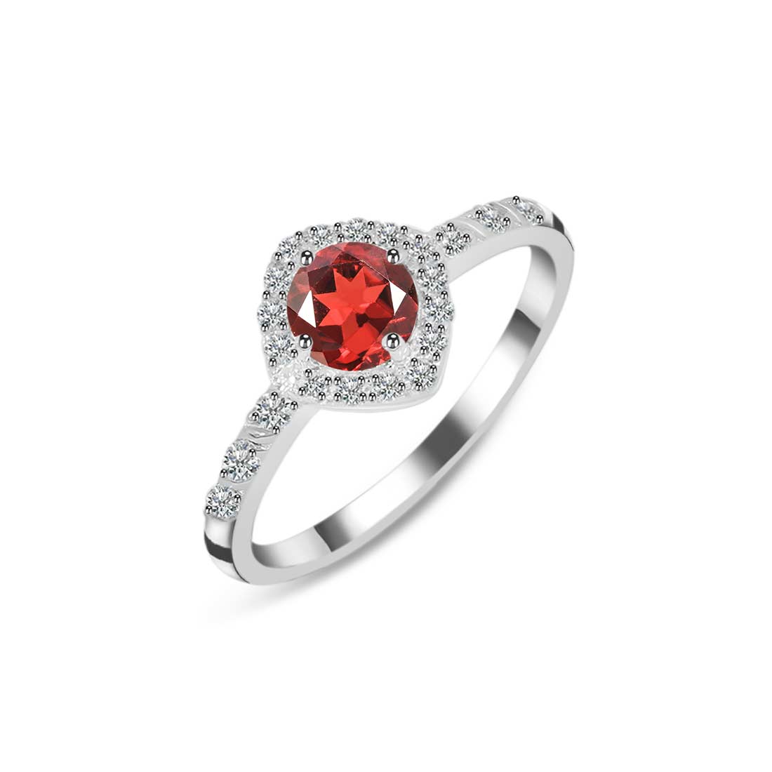 Garnet Ring-(GAR-SR-2260.)