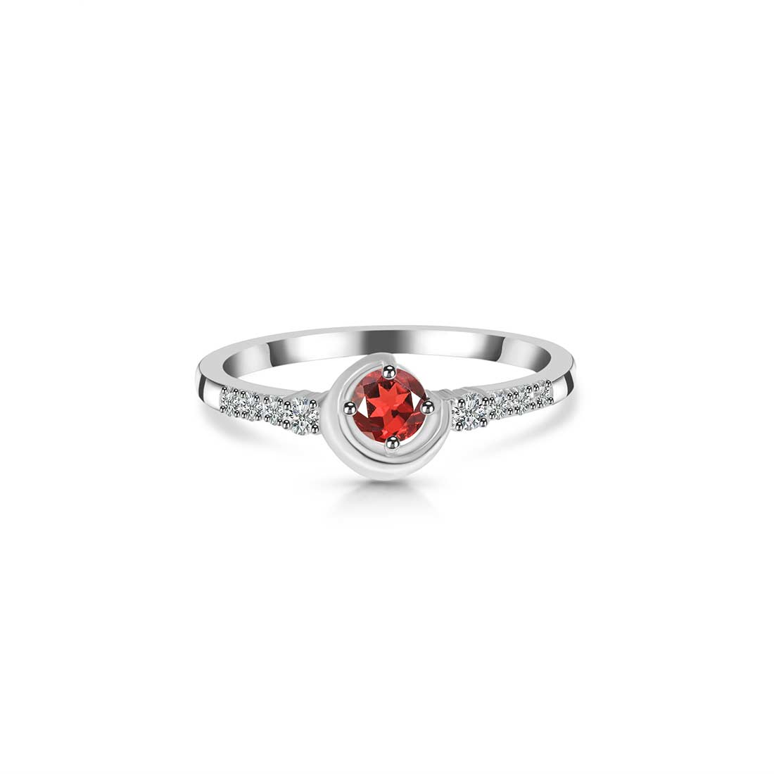 Garnet Ring-(GAR-SR-2292.)