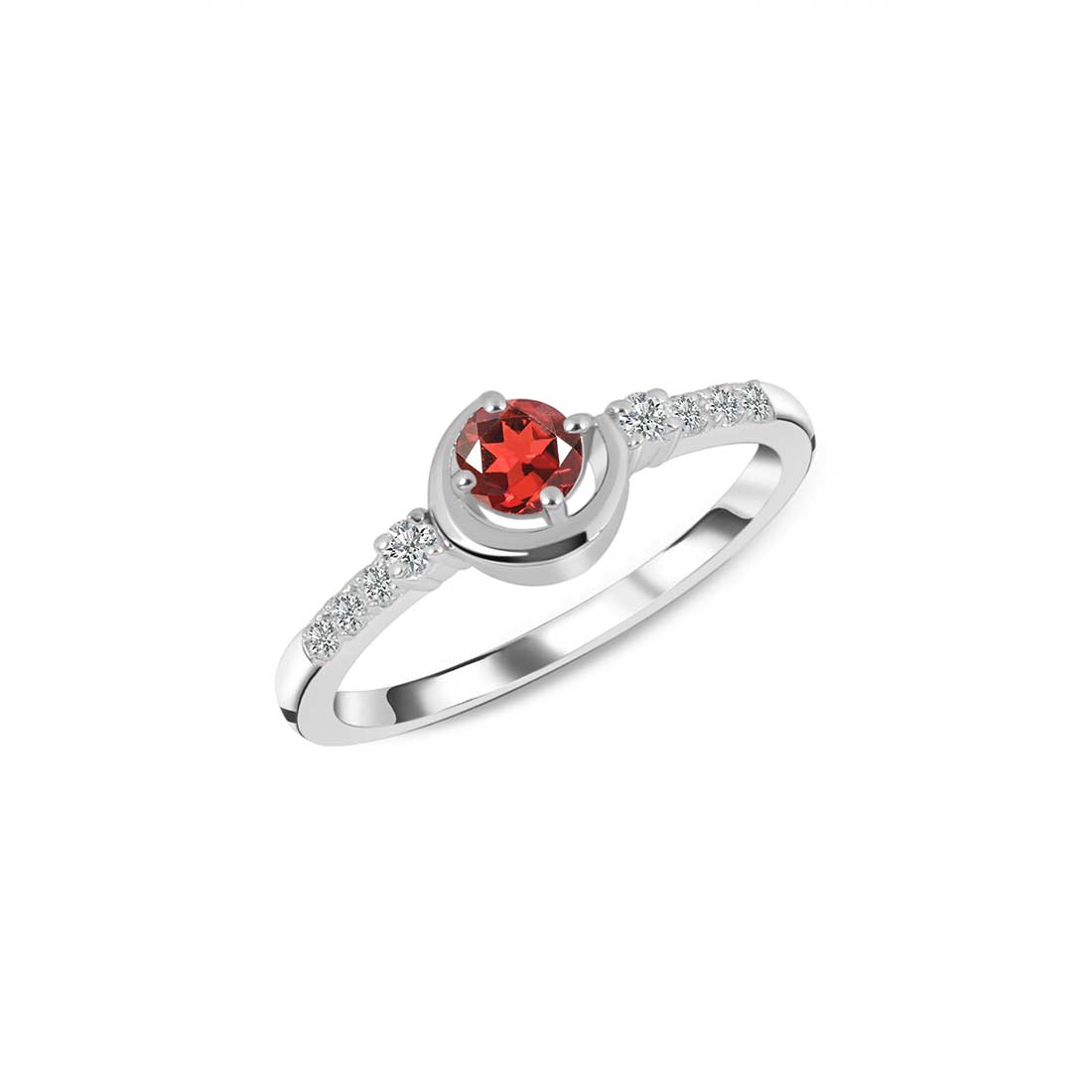 Garnet Ring-(GAR-SR-2292.)