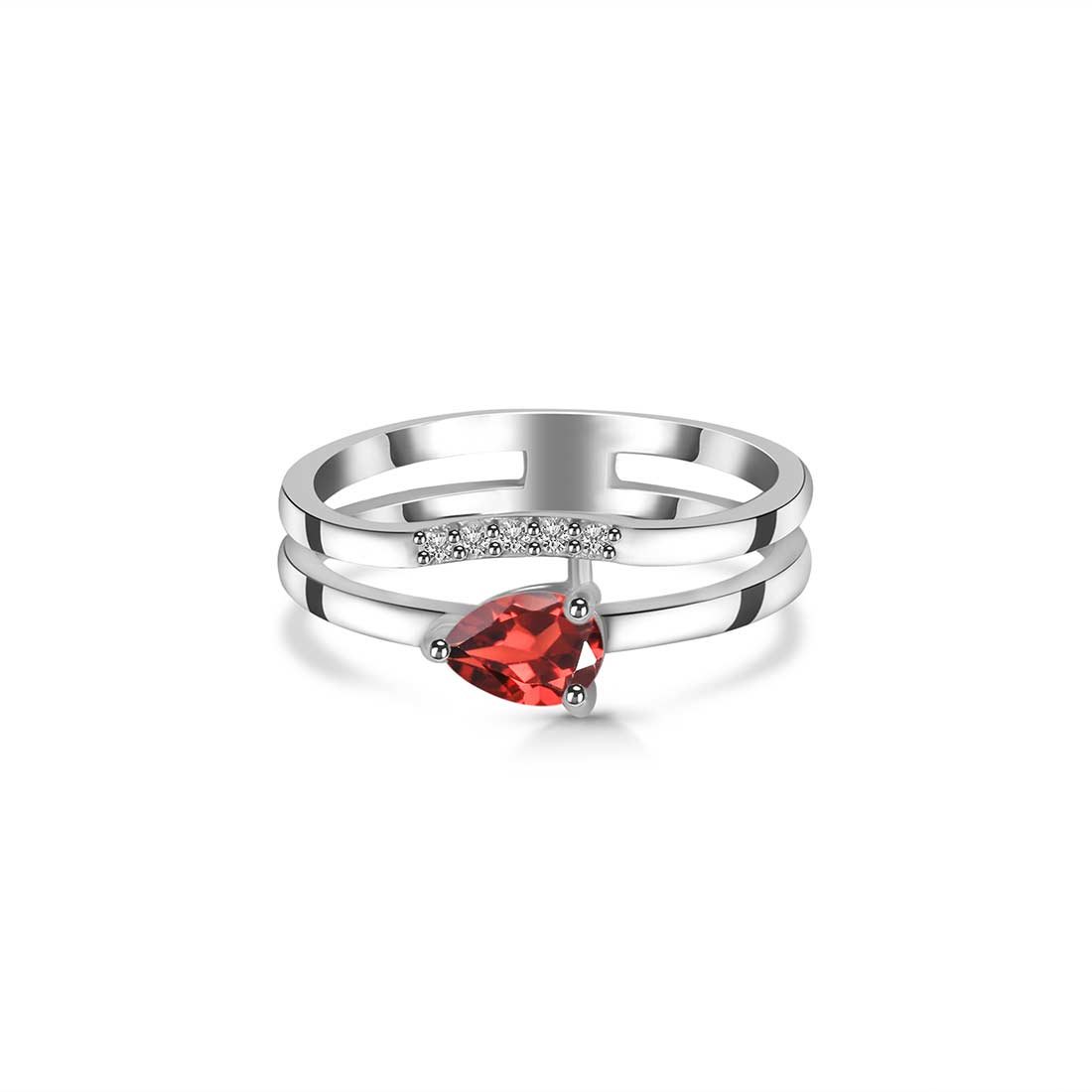 Garnet Ring-(GAR-SR-2862.)