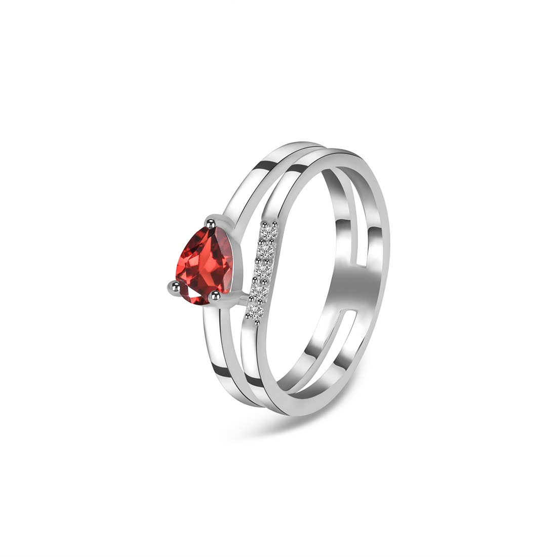 Garnet Ring-(GAR-SR-2862.)