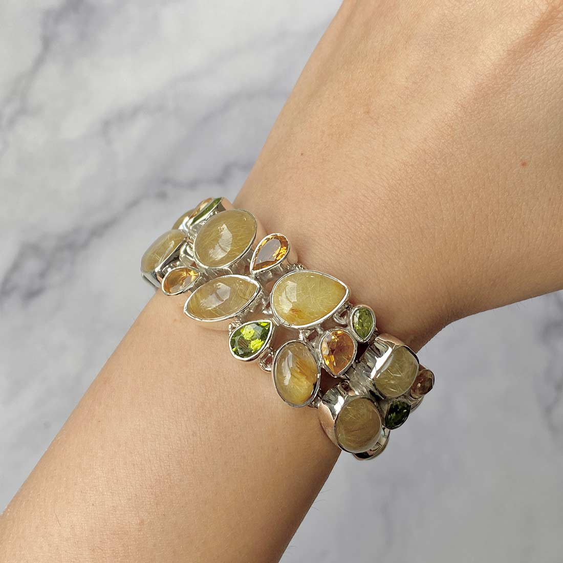 Golden Rutile Bracelet-(GDR-B-1)