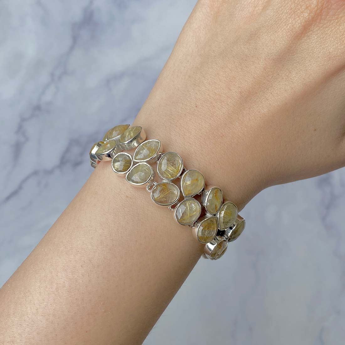 Golden Rutile Bracelet-(GDR-B-2)