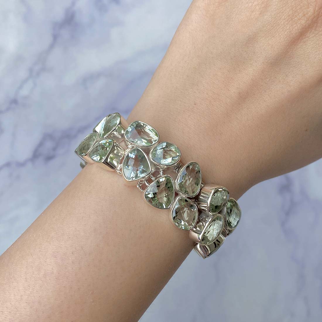 Green Amethyst Bracelet-(GRA-B-2.)