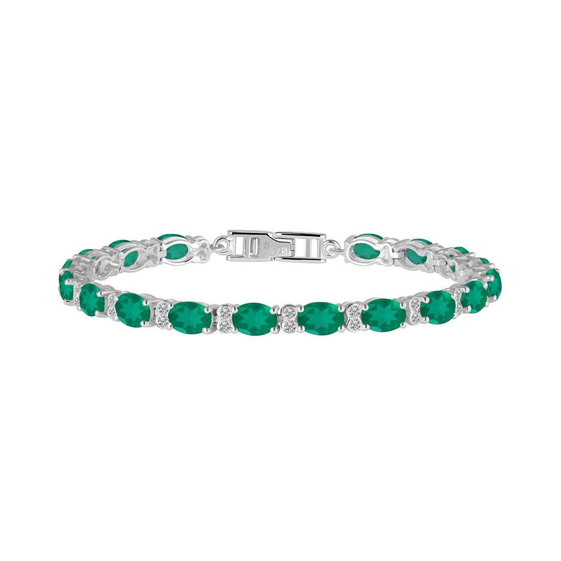 Green Onyx Bracelet-(GRO-SB-108.)