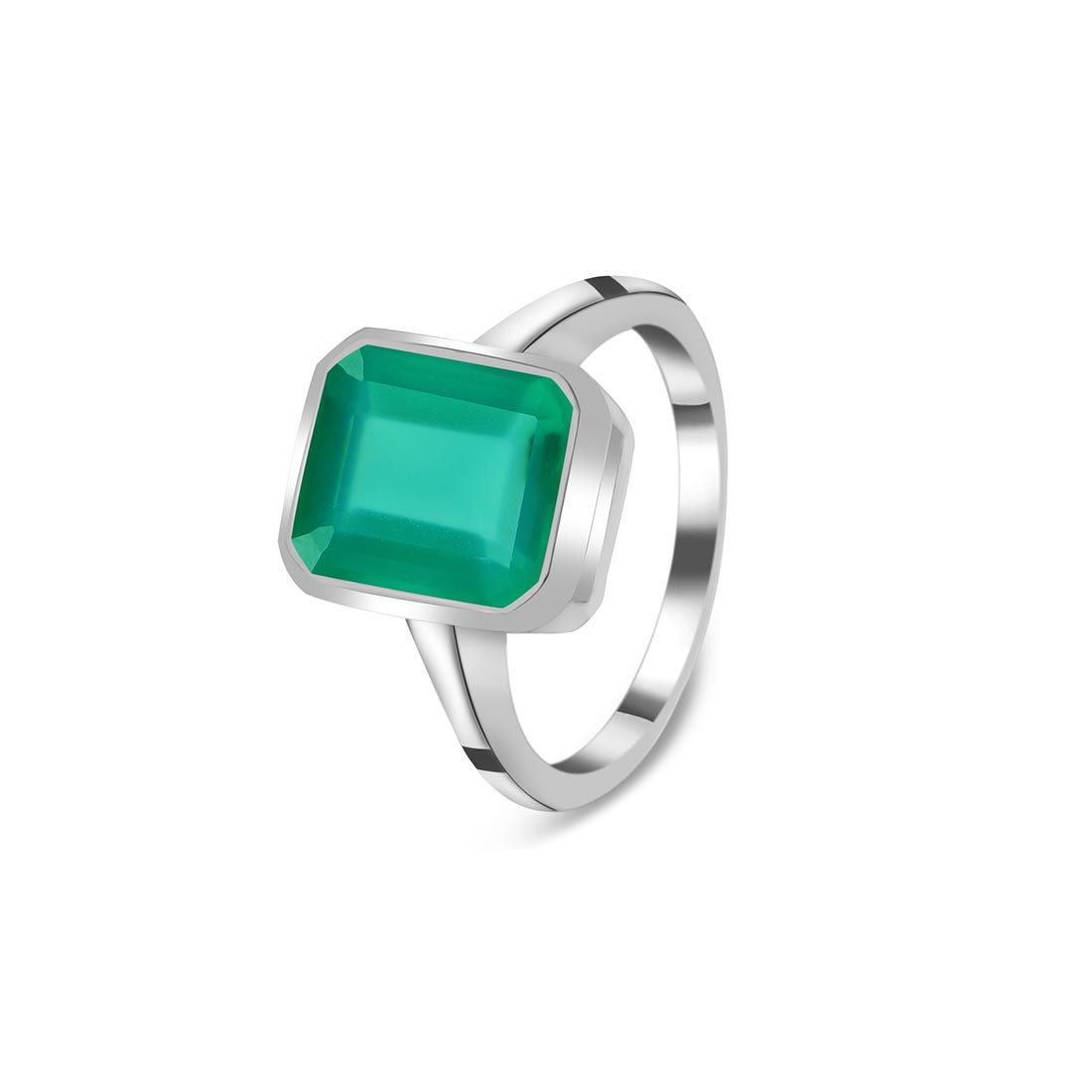 Green Onyx Ring-(GRO-SR-1752.)