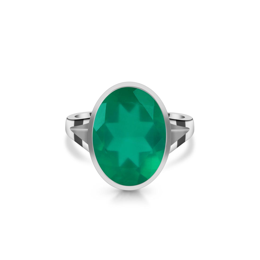 Dainty Green Onyx Rings | Buy Silver Green Onyx Ring Online in USA ...