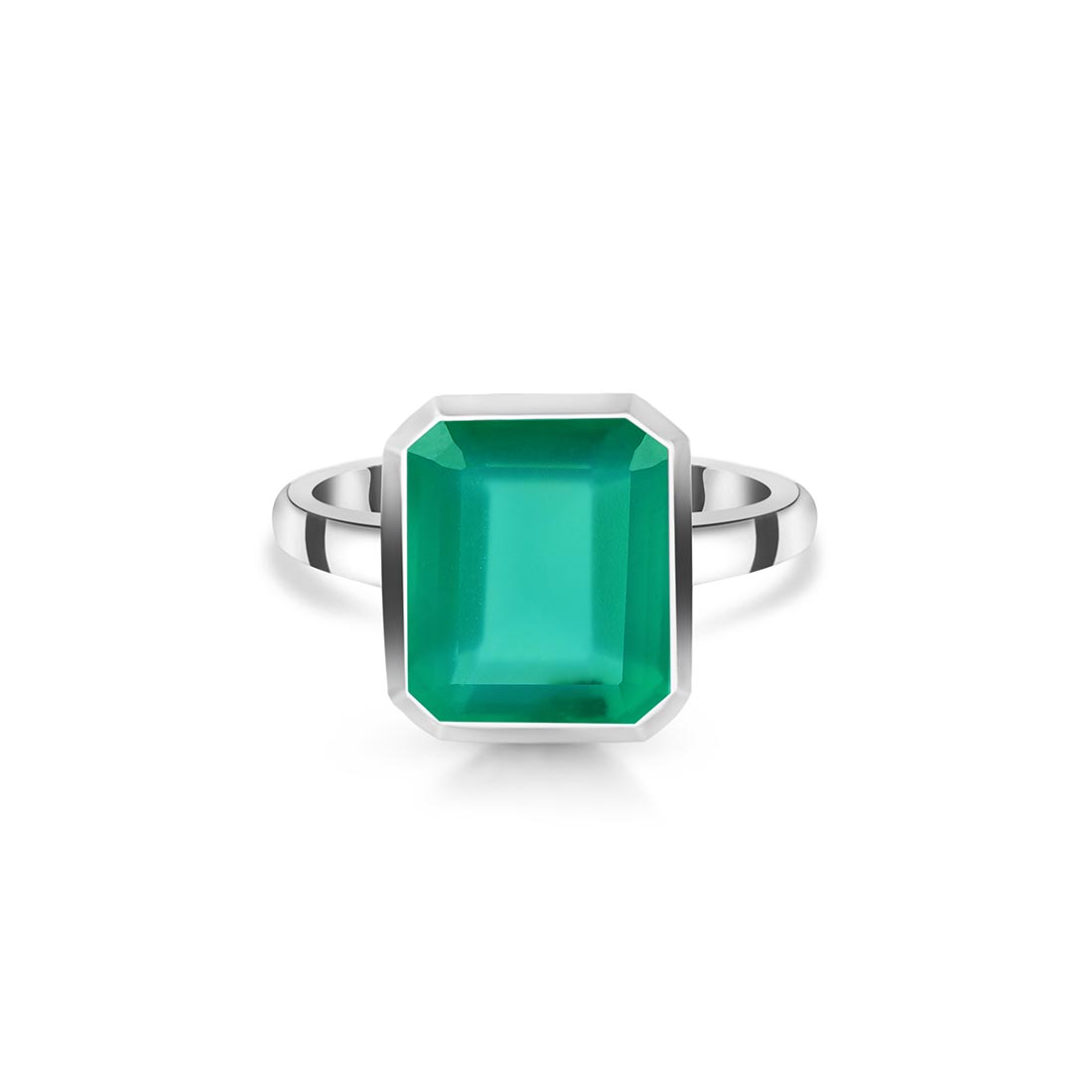 Green Onyx Ring-(GRO-SR-1927.)