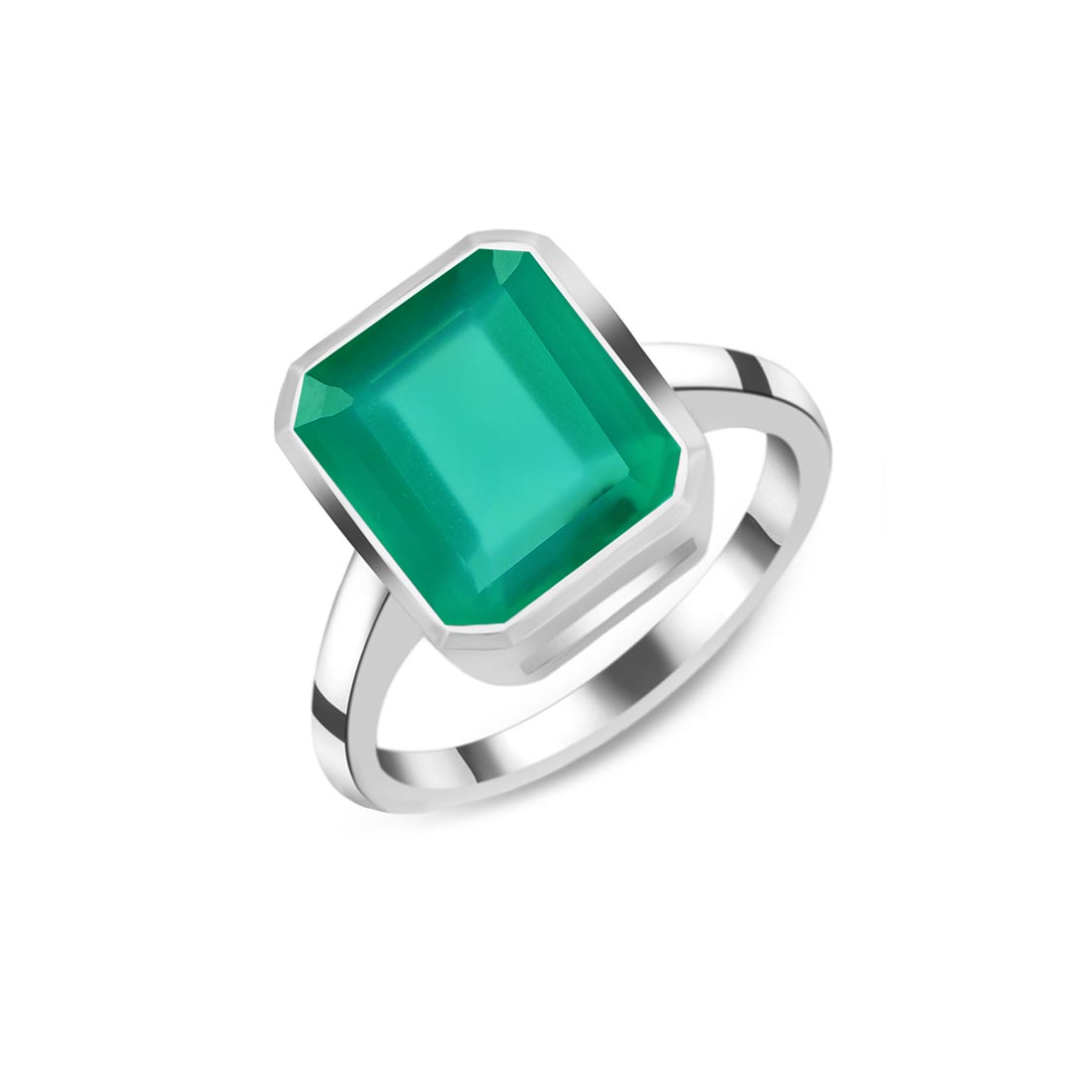 Green Onyx Ring-(GRO-SR-1927.)