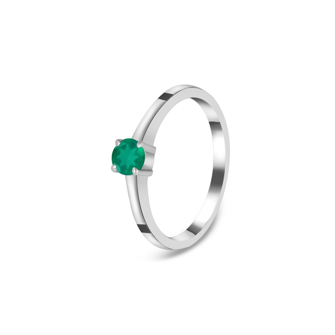 Green Onyx Ring-(GRO-SR-235.)