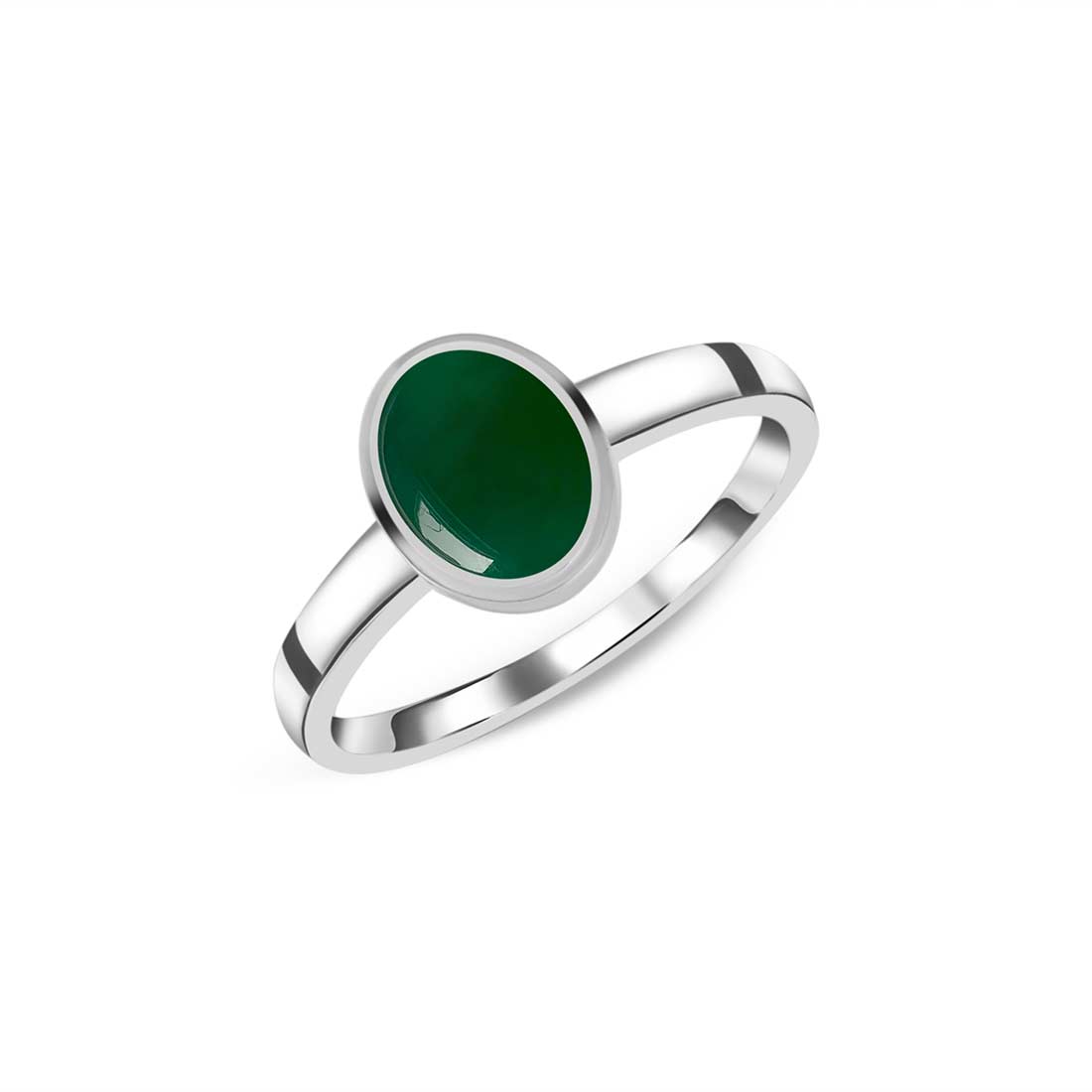 Green Onyx Ring-(GRO-SR-2513.)