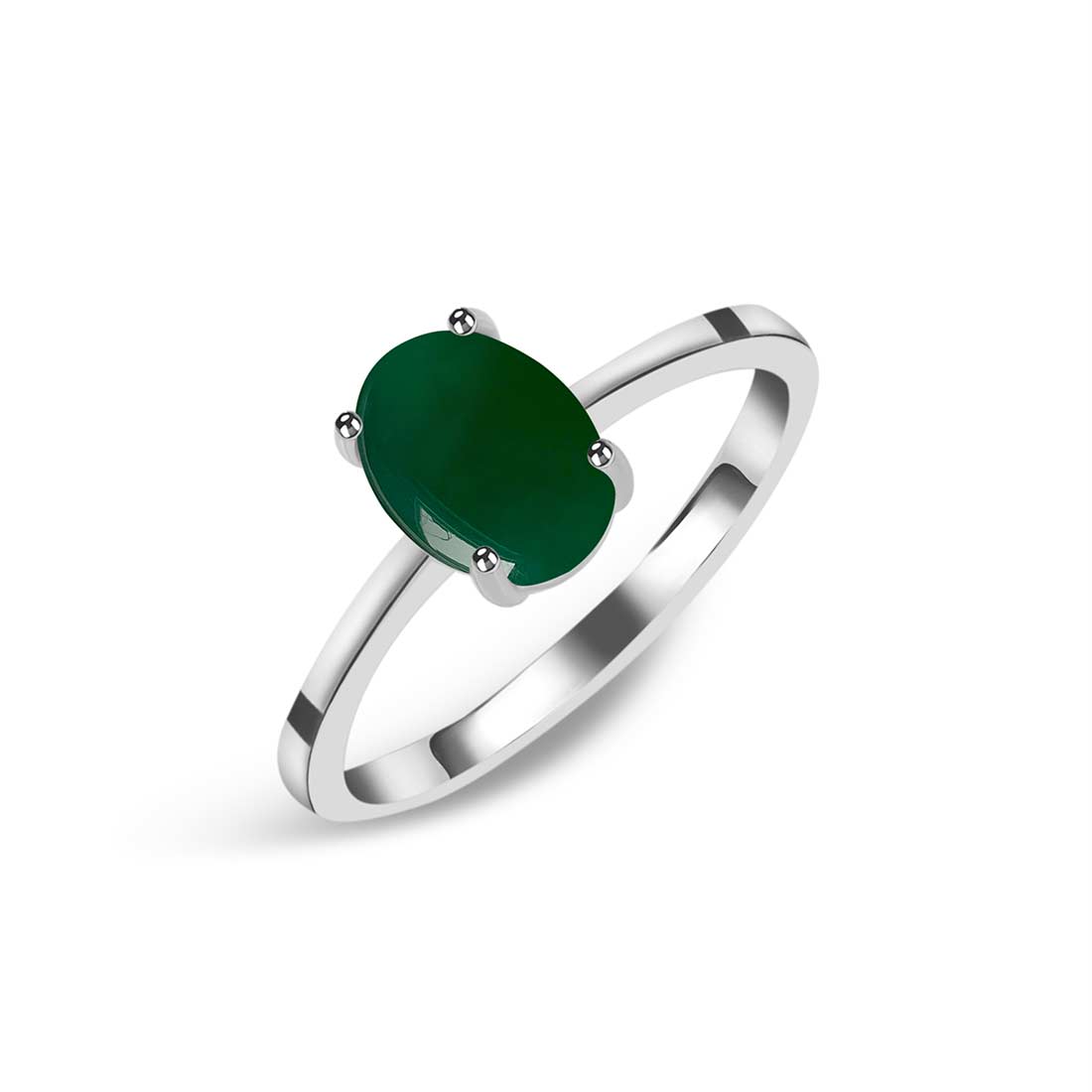 Green Onyx Ring-(GRO-SR-2516.)